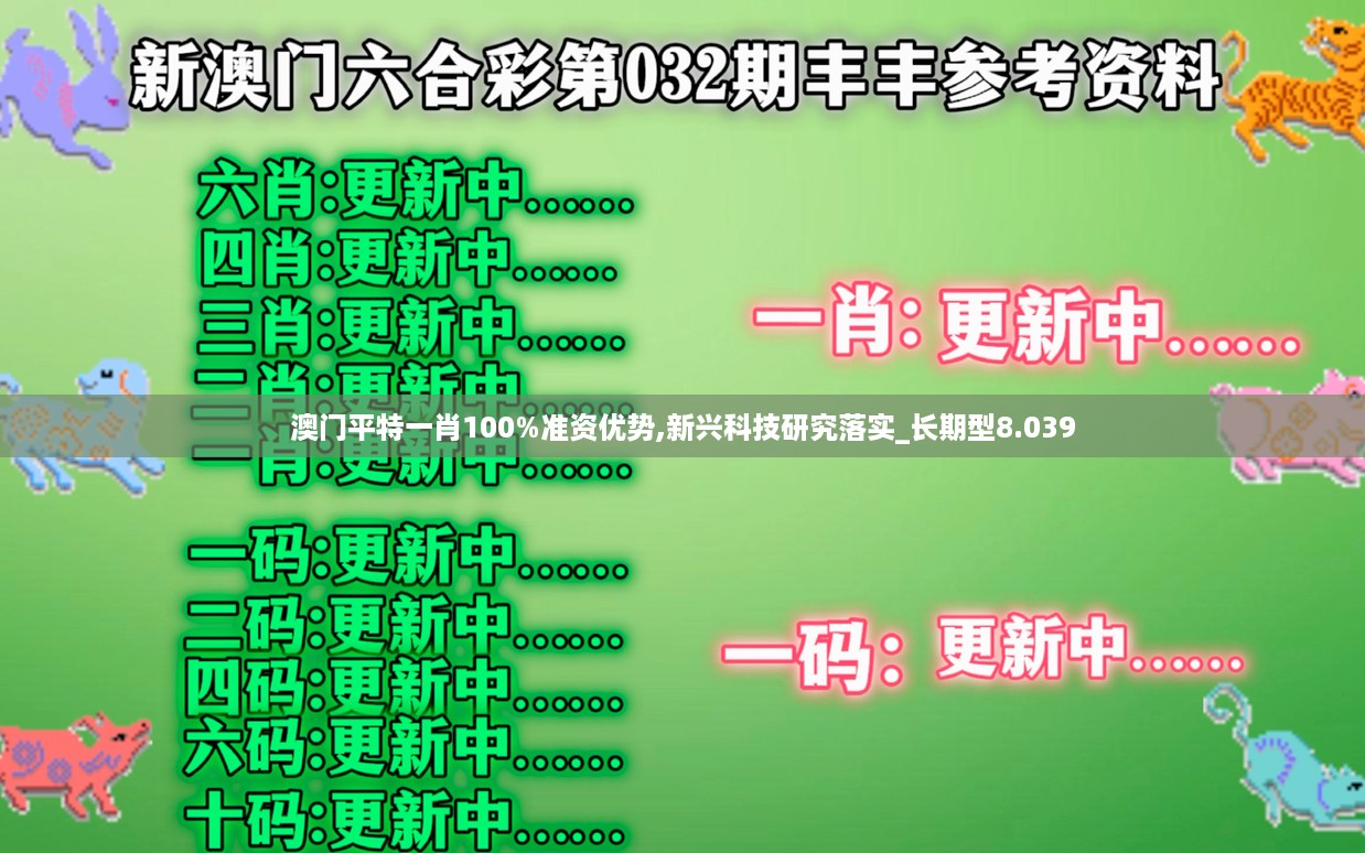 澳门平特一肖100%准资优势,新兴科技研究落实_长期型8.039