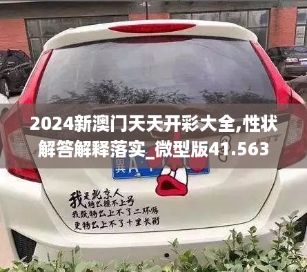 2024新澳门天天开彩大全,性状解答解释落实_微型版41.563