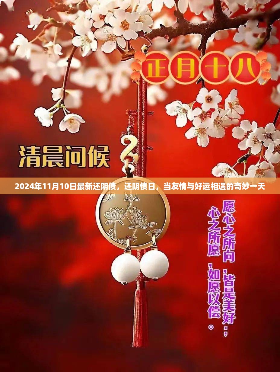 友情与好运相遇的奇妙日子，最新还阴债日，2024年11月10日纪实