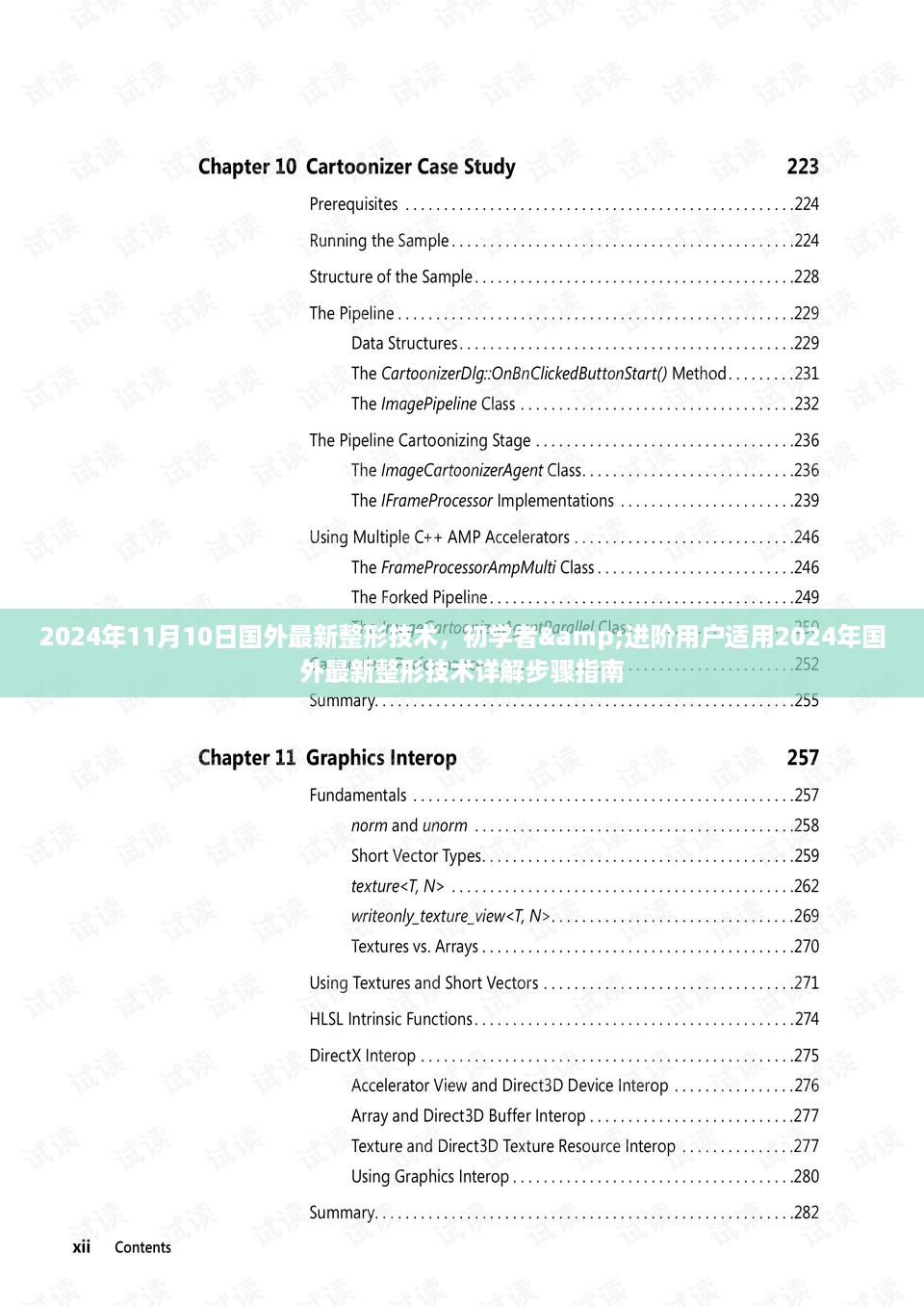 2024年国外最新整形技术详解与步骤指南，适合初学者与进阶用户