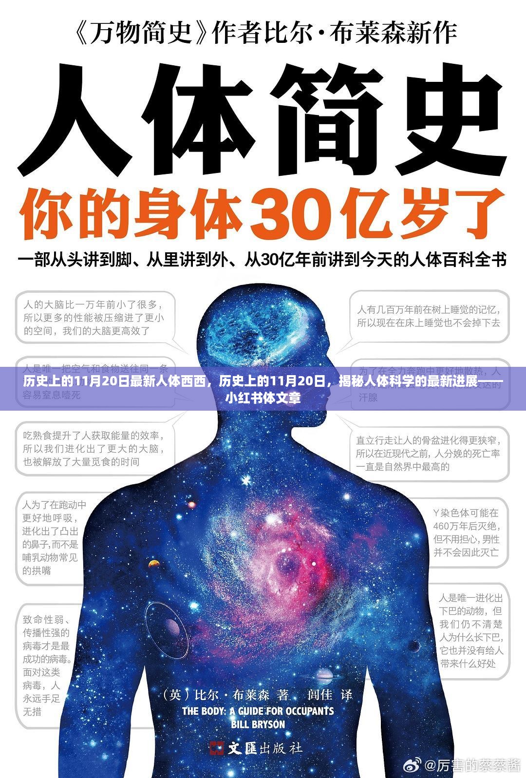 历史上的11月20日，人体科学最新进展揭秘，小红书文章分享