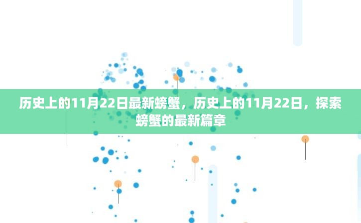 探索螃蟹新篇章，历史上的11月22日回顾与最新动态