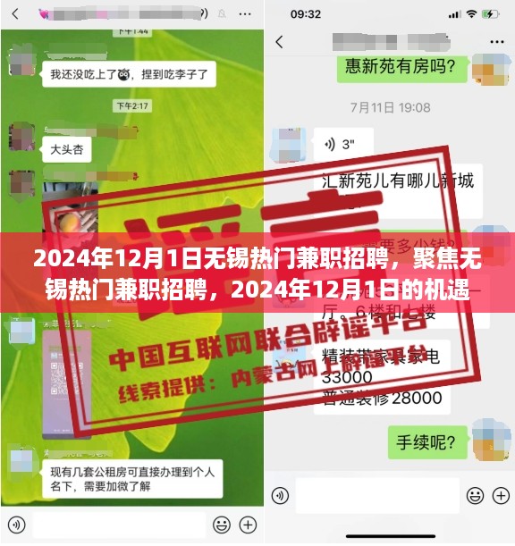 2024年12月1日无锡热门兼职招聘，机遇与挑战聚焦