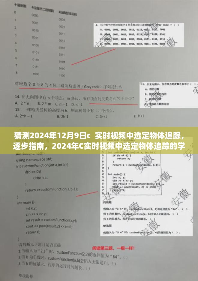 2024年实时视频中物体追踪指南，学习与操作选定物体追踪技术