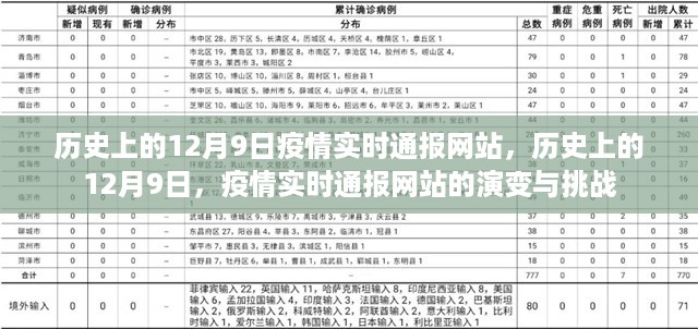 历史上的12月9日，疫情实时通报网站的演变与挑战