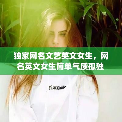 独家网名文艺英文女生，网名英文女生简单气质孤独 