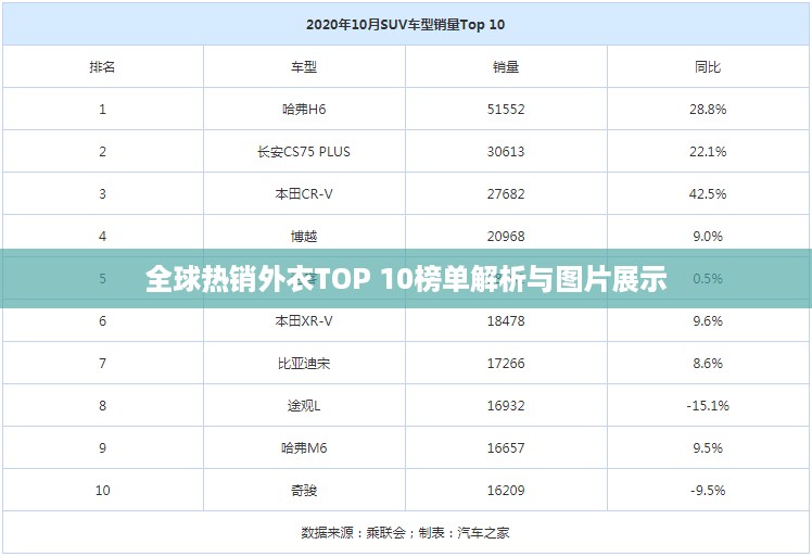 全球热销外衣TOP 10榜单解析与图片展示